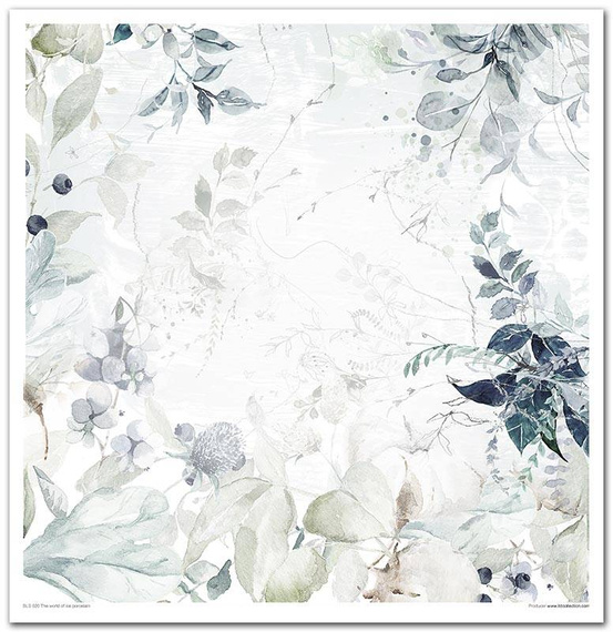 Zestaw papierów do scrapbookingu 30x30 - The world of ice porcelain zwierzęta