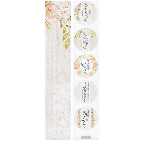 Papier do scrapbookingu 5x30 pasek - Studio 75 - Forever in Love 09