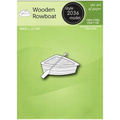 Wykrojnik - Poppystamps - Wooden Rowboat łódka wiosło