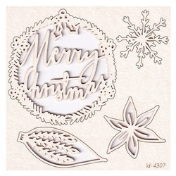 Tekturka - Mon Merry cheri - Merry Christmas 02 - Scrapiniec