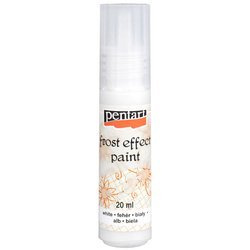 Farba efekt szronu frost effect paint 20ml biały - Pentart