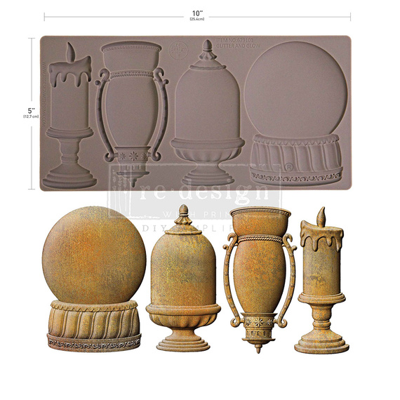 Foremka silikonowa - Prima - Glitter and Glow lampiony