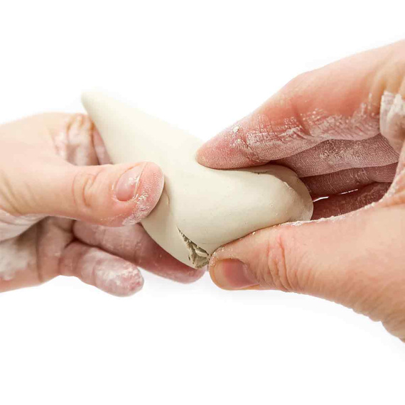 Zestaw kreatywny z gliną samoutwardzalną - potworki - farbki, narzędzia, pędzelki