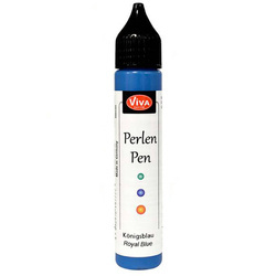 Perlen Pen - Viva Decor - Royal Blue 611 granatowe perełki w płynie