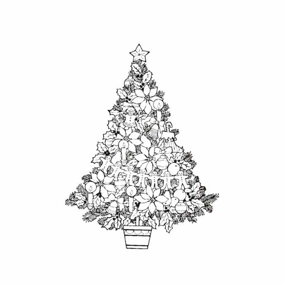 Stempel polimerowy - Christmas Time - Choinka - Agateria