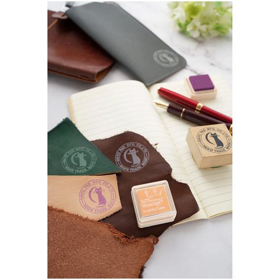 Tusz pigmentowy Tsukineko VersaCraft Small do tkanin, skóry, papieru - Blueberry