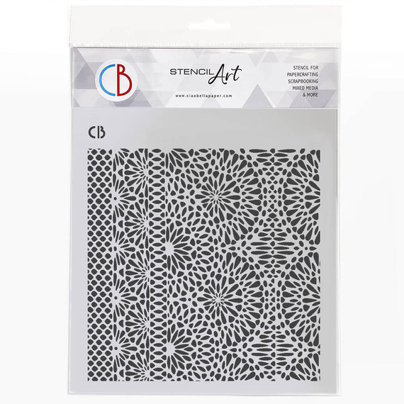 Szablon Home Deco 22x22cm - Ciao Bella - Happy Harmony koronki