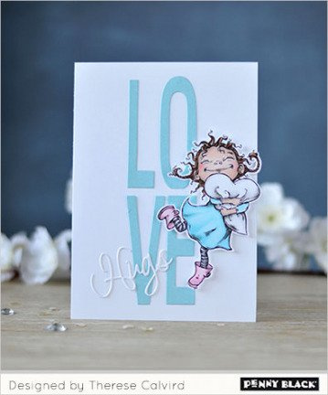 Wykrojnik - Penny Black - Love and Roses róże