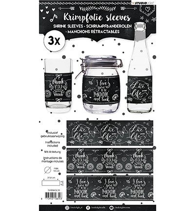 Koszulki / etykietki termokurczliwe - Chalk nr 50