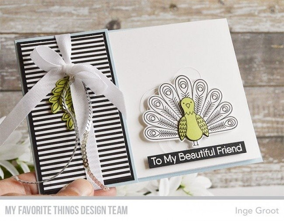 Stempel - My Favorite Things - Playful Peacock - paw pawie