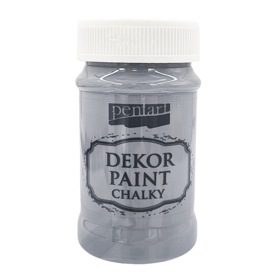 Farba kredowa Dekor Paint grafit - graphite-gray 100ml - Pentart