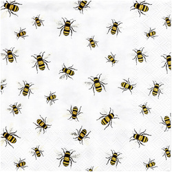 Serwetka do decoupage 33x33cm - Lovely Bees pszczoły