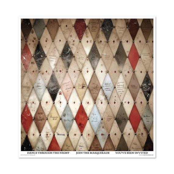 Zestaw papierów do scrapbookingu 30x30 - Carnival - Masquerade - Itd Collection