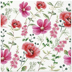 Serwetka do Decoupage 33x33cm - Raspberry Flower