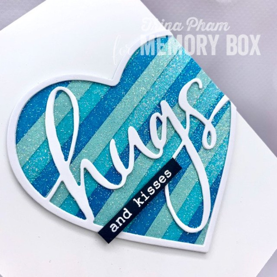 Wykrojnik - Memory Box - Hugs Loving Heart serce