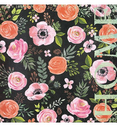 Zestaw papierów do scrapbookingu 30x30 - Ursus - Roses