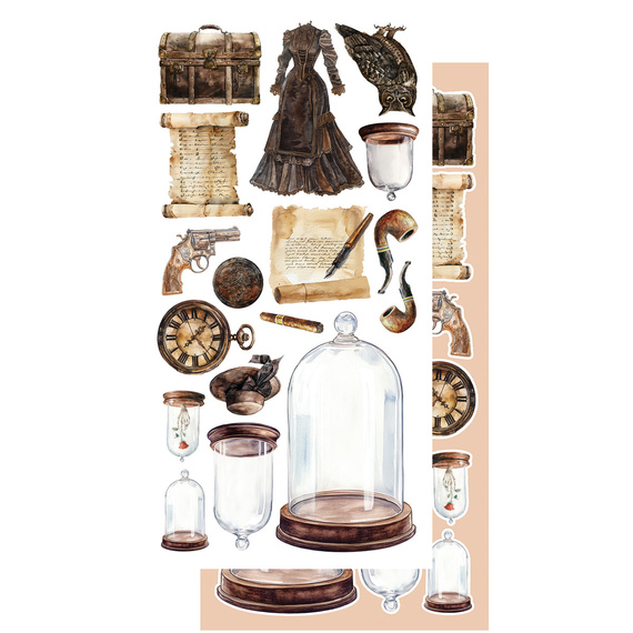 Zestaw papierów do scrapbookingu 15x30 - Alchemy of Art - Behind Closed Doors