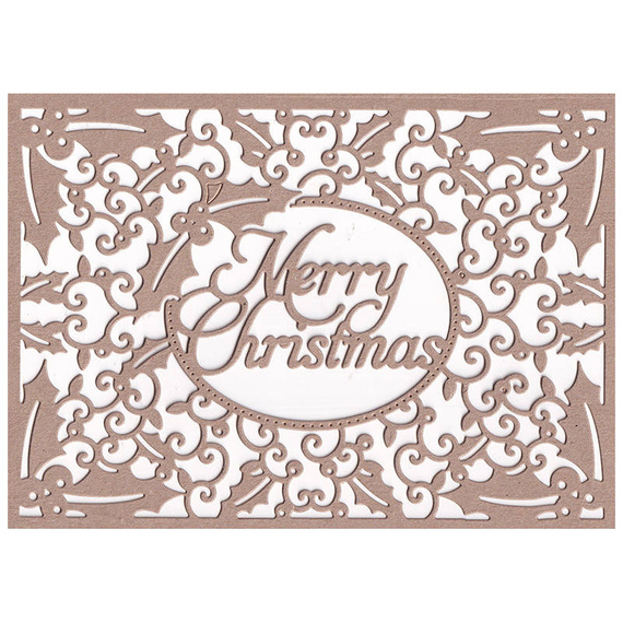 Wykrojnik - First Edition - Christmas Craft a Card - Merry Christmas