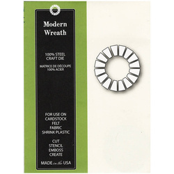 Wykrojnik - Poppystamps - Modern Wreath - nowoczesny wieniec / ramka