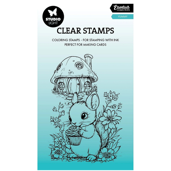 Stempel przezroczysty - StudioLight - Yummy wiewiórka z babeczką