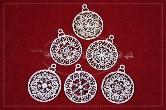 Tekturki Zestaw bombek Spectrum - Scrapiniec