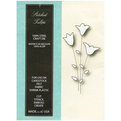 Wykrojnik - Memory Box - Stitched Tulips 99330 tulipany