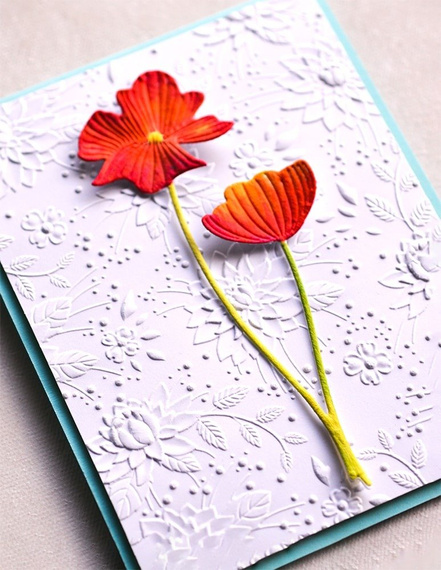 Wykrojnik - Memory Box - Splendid Poppy Stems maki