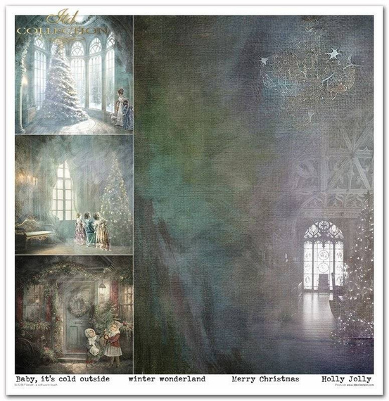 Zestaw papierów do scrapbookingu 30x30 - Itd Collection - Velvet - a soft warm touch