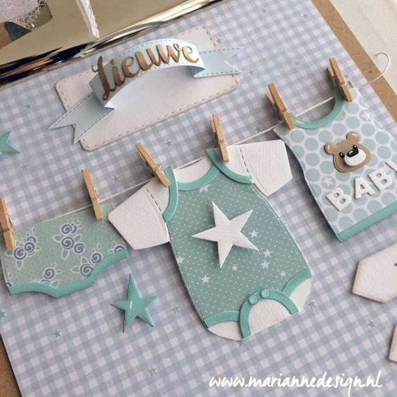 Wykrojnik - Marianne Design - Eline's Baby Onesie, body