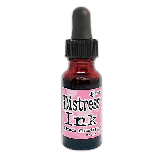 Uzupełniacz do poduszki z tuszem Distress Reinker - Kitsch Flamingo 14 ml