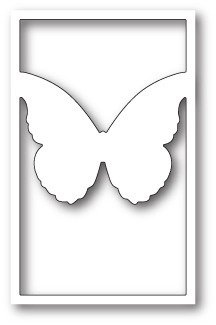 Wykrojnik - Memory Box - Vivienne Butterfly Silhouette - okienko z motylem