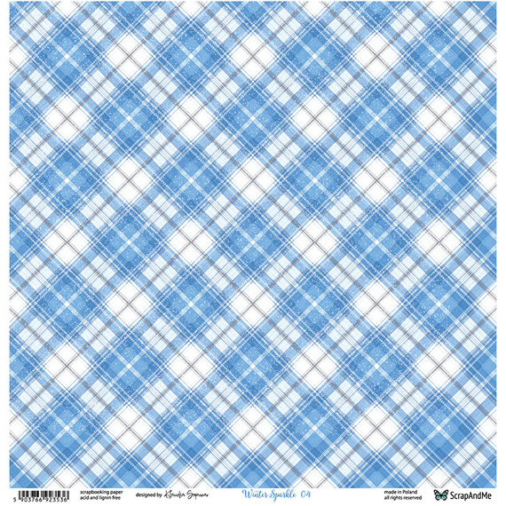Papier do scrapbookingu 30x30 - ScrapAndMe - Winter Sparkle 03/04