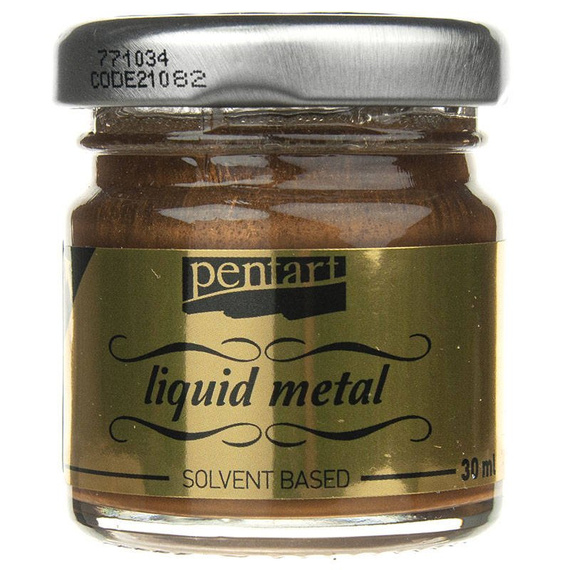Liquid metal bronze - Pentart - płynny metal brąz