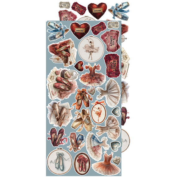 Zestaw dodatków do scrapbookingu - Craft o'clock - Timeless Grace - MIX