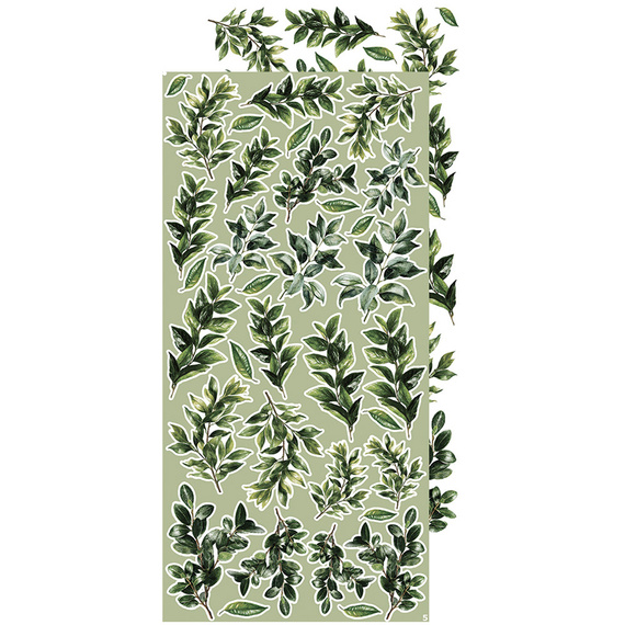 Zestaw dodatków do scrapbookingu - Craft o'clock - Leaves #2