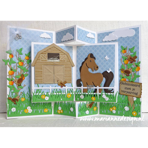 Wykrojnik - Marianne Design - Farmers Fence / płotek