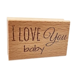 Stempel ozdobny - I love you baby - Project Prezent