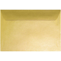 Koperta perłowa metalizowana C6 NK Sirio Aurum 110g złota