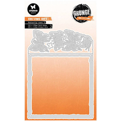 Wykrojnik - StudioLight - Butterfly card grunge ramka z brzegiem z motylami