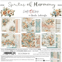 Zestaw papierów do scrapbookingu 15x15 - Craft o'clock - Sprites of Harmony