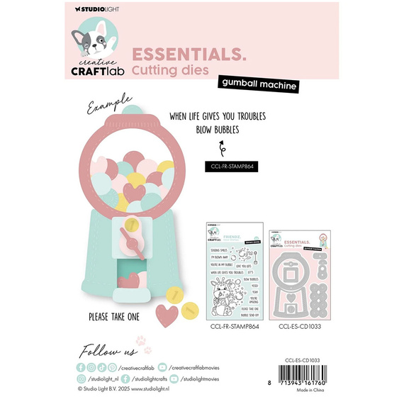 Wykrojnik do papieru - StudioLight - Gumball Machine maszynka na kulki