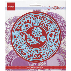 Wykrojnik - Marianne Design - Flower frame round