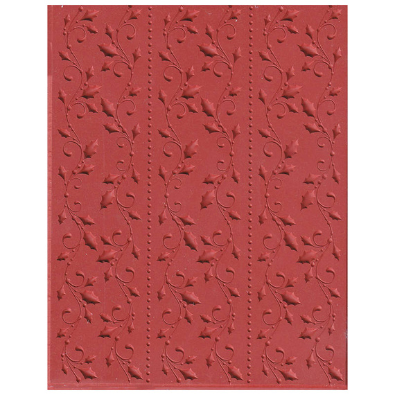 Stempel gumowy - JustRite - Holly Garland ostrokrzew