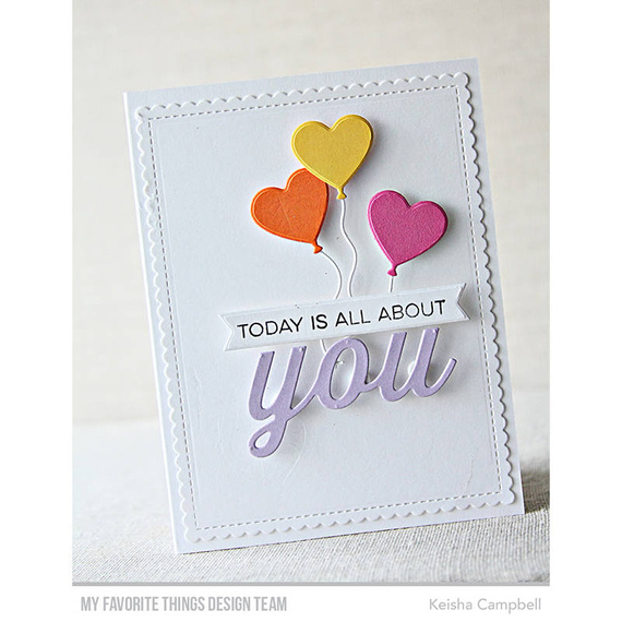 Wykrojnik - Die-namics - Heart - Shaped Balloon balon serce