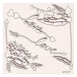 Tekturka - Boho Love - small arrows 02 - małe strzałki 02