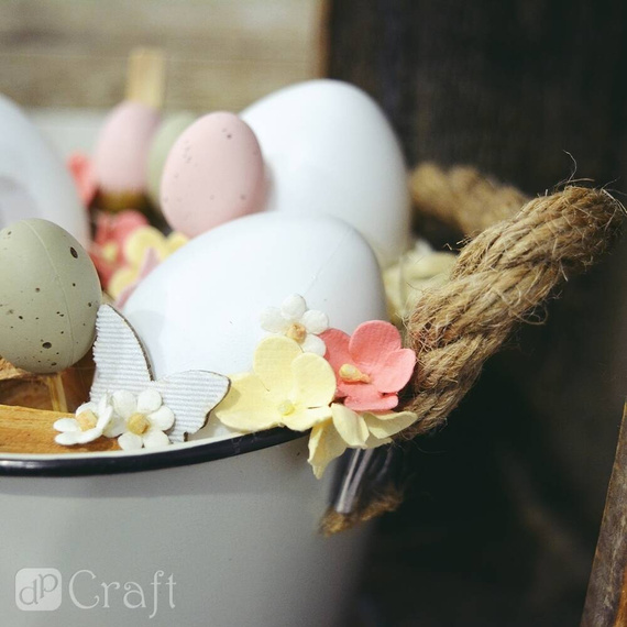 Kwiaty papierowe 1cm 60szt - DPCraft