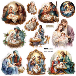 Naklejki - ScrapLove - Holy Family