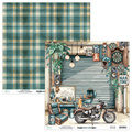 Papier do scrapbookingu 30x30 - Mintay - Man Cave 01