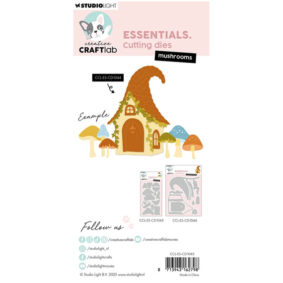 Wykrojnik do papieru - StudioLight - Mushrooms grzyby