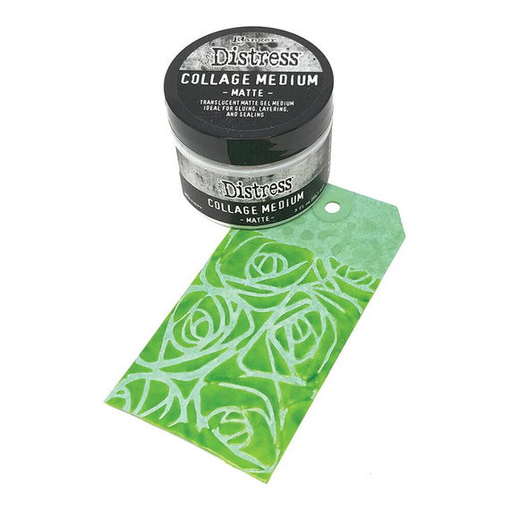 Matowe medium żelowe Distress Collage Medium - Matte - Ranger